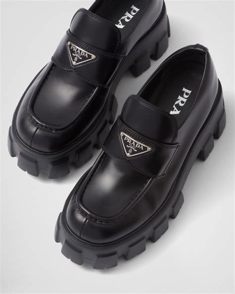 prada hair loafers|prada monolith loafers women's.